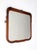 Farmhouse Antique Art Nouveau Beveled Glass Wall Mirror For Sale - Image 3 of 17