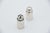Plain Silver Salt and Pepper Shaker Set, Set of 2, in Good conditions. Designed 1920 to 1949