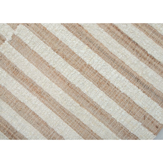 10x14Ft. Natural Wool & Jute Modern Premium Quality Rug For Sale - Image 6 of 18