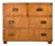 Vintage Baker Wood and Metal Campaign Chest For Sale