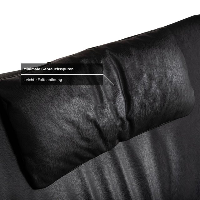 Spot 698 Armchair in Black Leather from WK Wohnen For Sale - Image 12 of 18