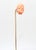 Metal Vintage 10k Gold & Carved Coral Bead Stickpin For Sale - Image 7 of 12