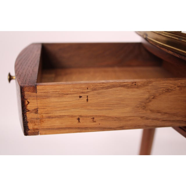 Antique Louis XVI Style Mahogany Bouillotte Table For Sale - Image 10 of 11