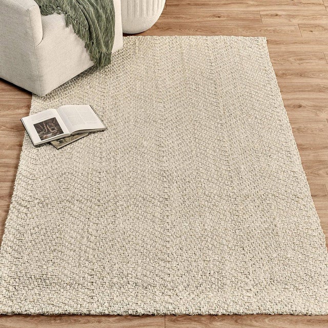 2020s Chevron Ivory Jute Rug - 2 X 3 For Sale - Image 5 of 5