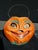 American Vintage “Sly Grin” Halloween Pulp / Papier Mache' Jack-O’-Lantern 1930s For Sale - Image 3 of 9