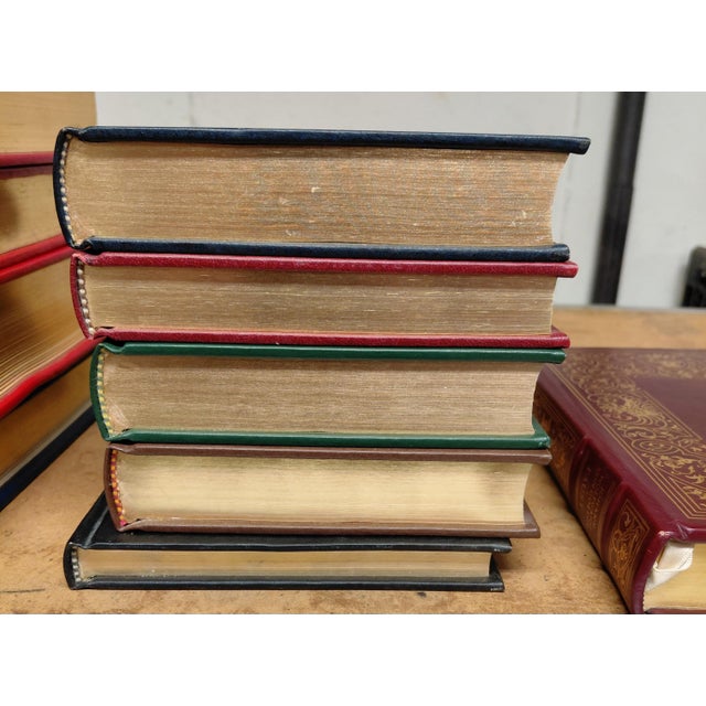 Franklin Library Books Set of 10 Plus 1 Oxford Library Book For Sale In New York - Image 6 of 18