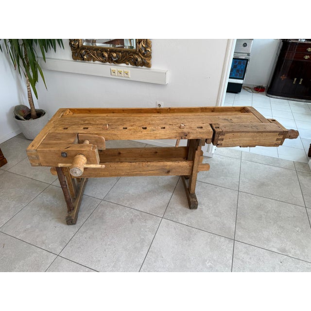 Antique Workbench, 1890s For Sale - Image 6 of 18
