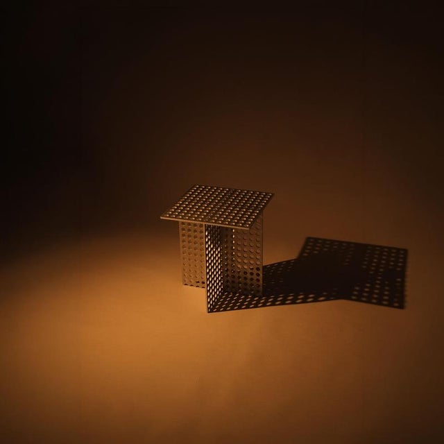 Not Yet Made - Made To Order Partial Presence Aluminium Side Table by Bureau of Entropy For Sale - Image 5 of 10