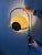 Mid-Century Space Age Mushroom Arc Wall Lamp from Herda For Sale - Image 9 of 13