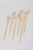 Cocktail Sticks with Fruit and Vegetable Motifs from Skultuna, Late 20th Century, Set of 6 For Sale - Image 5 of 6