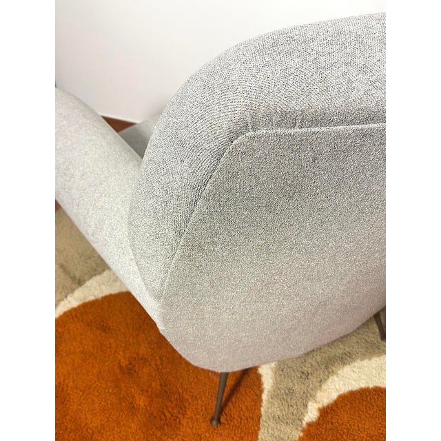 Wood Gigi Radice Armchairs by Minotti, Italy, 1950s, Set of 2 For Sale - Image 7 of 14