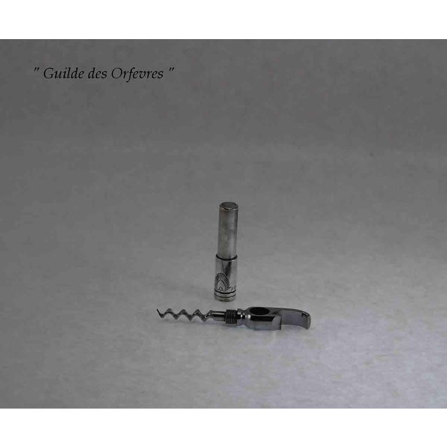 Metal 1960s Georg Jensen Sterling Silver Bottle Opener & Cork Screw. For Sale - Image 7 of 17