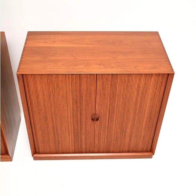 Vintage Danish Teak Cabinets by Peter Hvidt and Orla Molgaard Nielsen for Søborg Møbelfabrik, 1960s, Set of 2 For Sale - Image 6 of 11