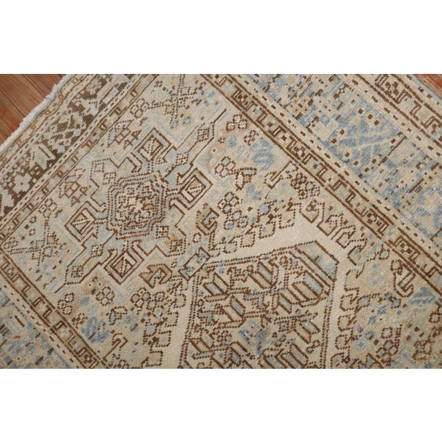 Traditional Early 20th Century Square Karadja Heriz Rug - 3'7" x 4'4" For Sale - Image 3 of 7