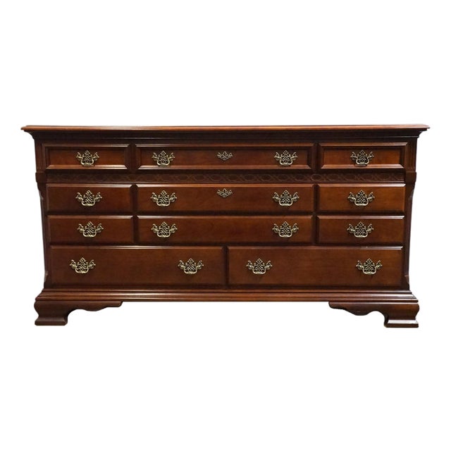 Stanley Furniture American Heritage Collection Mahogany Traditional Style 66" Triple Dresser 172-13-05 For Sale