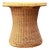 Vintage Braided Rattan Accent Table For Sale