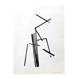 Marcelle Cahn, Construction, 1966, Paper For Sale