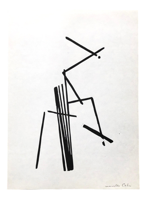 Marcelle Cahn, Construction, 1966, Paper