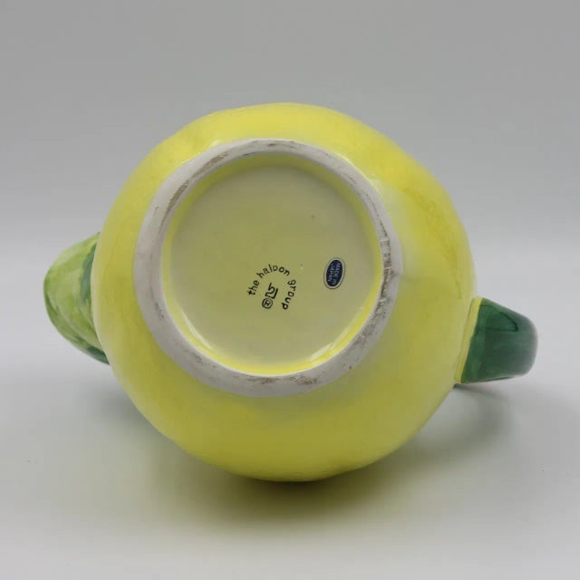 Ceramic Vintage MCM the Haldon Group Ceramic Lemon Pitcher For Sale - Image 7 of 7
