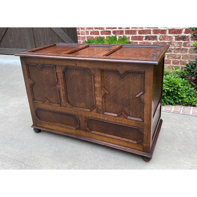 Antique English Blanket Chest Chairish