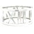 Tiffany and Co. Tiffany & Co. 18ct White Gold Atlas Cuff Bracelet 77.06g For Sale - Image 4 of 8
