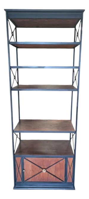 1990s Fine Regency Style Tall Etagere