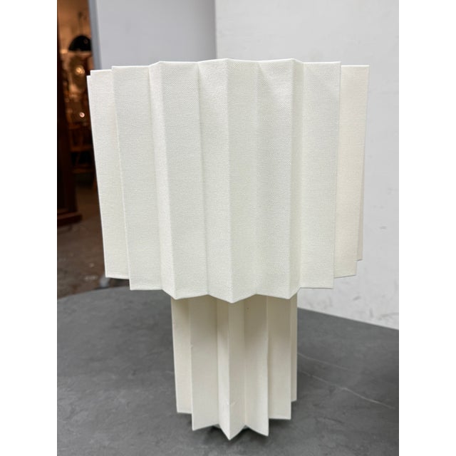 Folkform for Örsjö Plissé Table Lamps, Pair For Sale - Image 13 of 14
