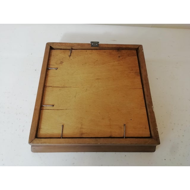 Tired Pilgrim Framed Tile by Gio Ponti for Richard-Ginori San Cristoforo, Italy, 1920s For Sale - Image 6 of 7
