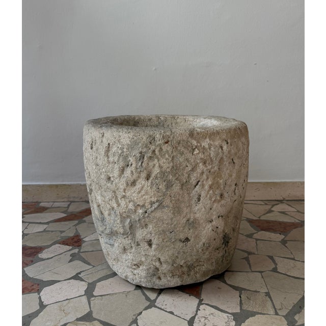 Large Stone Mortar, Italy, 1600 For Sale - Image 10 of 13