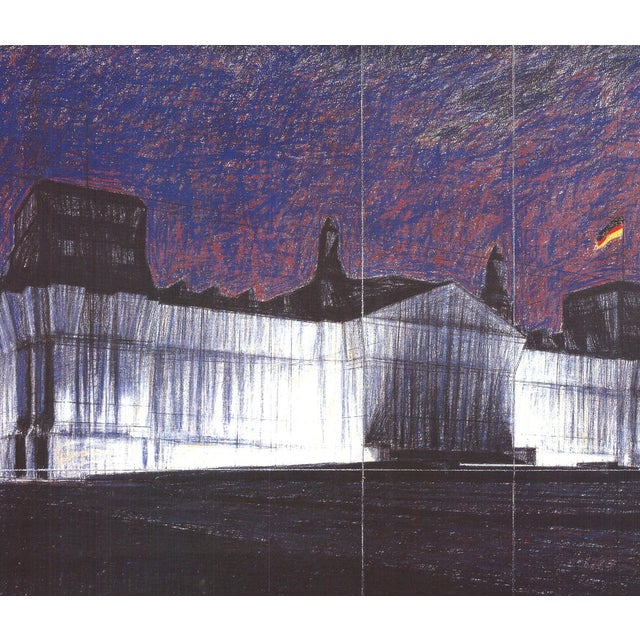 Contemporary Javacheff Christo Wrapped Reichstag, Project for Berlin, 1993 For Sale - Image 3 of 4