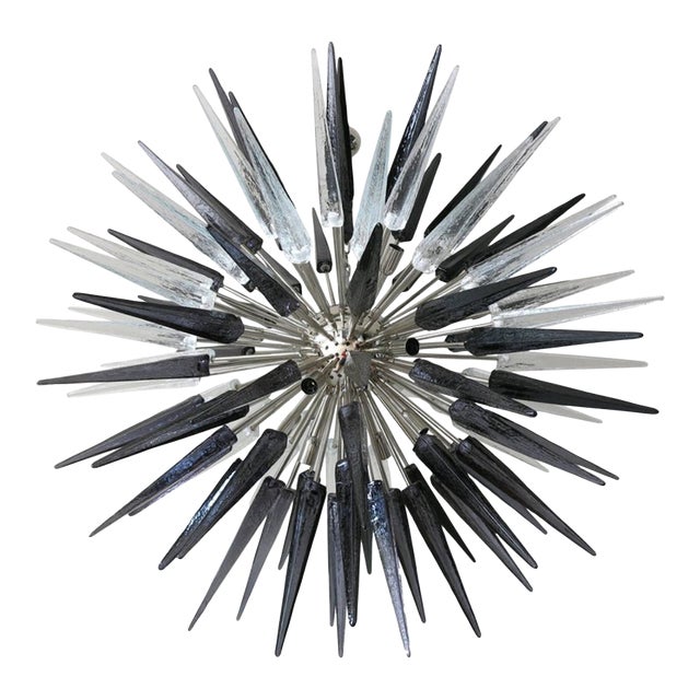Exceptional Murano Glass Sputnik Chandelier For Sale