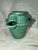 This listing is for a nice Art Deco style strawberry pot by Cowan Pottery. The pot has a nice green glaze. It is stamped...