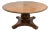 Woodland Furniture Starburst Pedestal Dining Table, 66 Inches For Sale