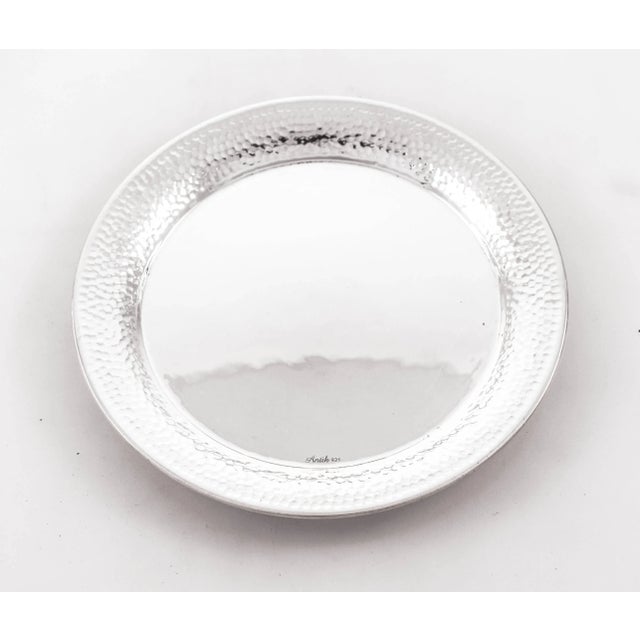 Hammered Havdallah 4-Piece Sterling Set For Sale In New York - Image 6 of 9