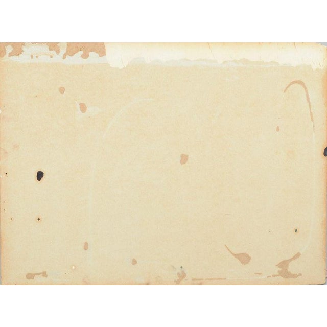 1960s Åke Edwall, Expressive Composition, Oil Painting on Board For Sale - Image 5 of 6