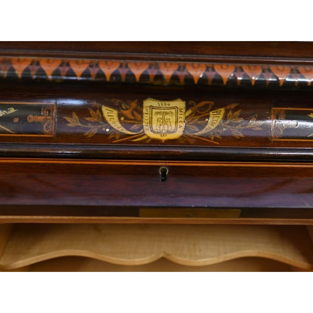 Antique Italian Cylinder Desk, 1880 For Sale - Image 14 of 18