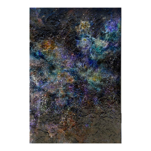 "Black Hole" - Large Scale Cosmic Abstract by Duane Albert Armstrong For Sale