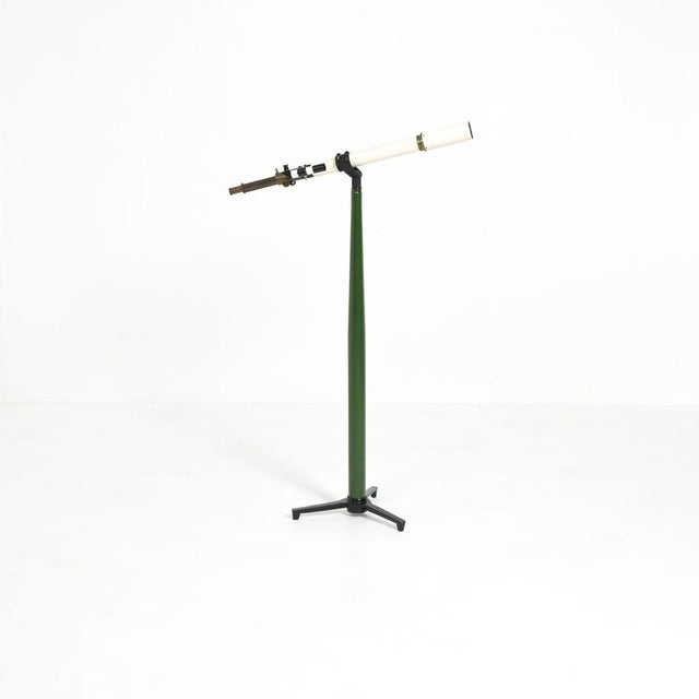 This beautiful floor standing telescope, 60mm f/15 nedoptifa, dates from the 1930s and was made by piet g. Meesters. One...