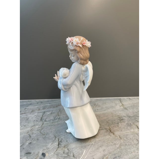 Lladro Lladro Heavenly Love Angel Porcelain Figurine For Sale - Image 4 of 5