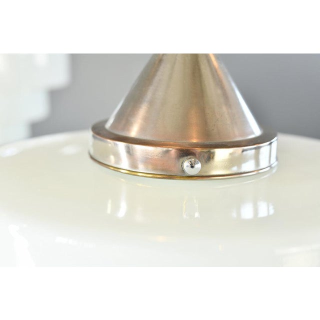 Art Deco Opaline Light by Edison, 1930s For Sale - Image 3 of 11