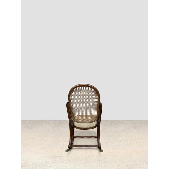 Thonet Thonet Rocking Armchair by Michael Thonet for Thonet For Sale - Image 4 of 5