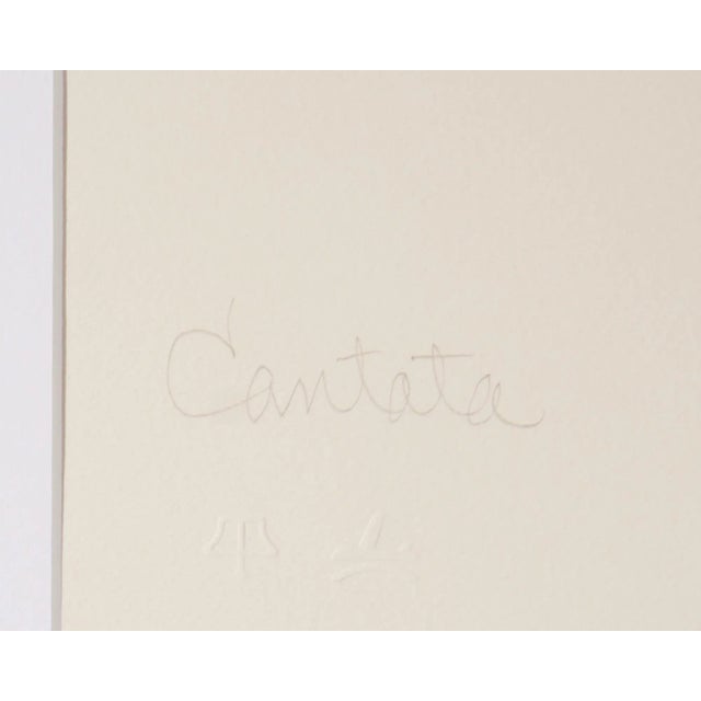 1989 “Cantata” Lithograph Print by Gendron Jensen For Sale - Image 4 of 7