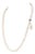 Akoya Pearl Diamond Necklace 21.5" 18k W Gold 8.5 mm Certified For Sale