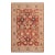 Boho Chic Ziegler Rust Blue Hand-Knotted Wool Rug - 8'3'' X 9'11'' For Sale