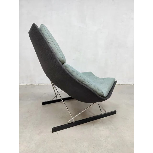 1960s Vintage Dutch Sledge Lounge Chair by Geoffrey Harcourt for Artifort For Sale - Image 5 of 6