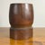 19th Century Primitive Hand Carved Wood Mortar. Crack down one side. Age/wear is present. Perfect for a center piece on a...