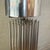 Mid 20th Century Small Modernist Aluminum Cylinder Reed Table Lamp For Sale In New York - Image 6 of 8