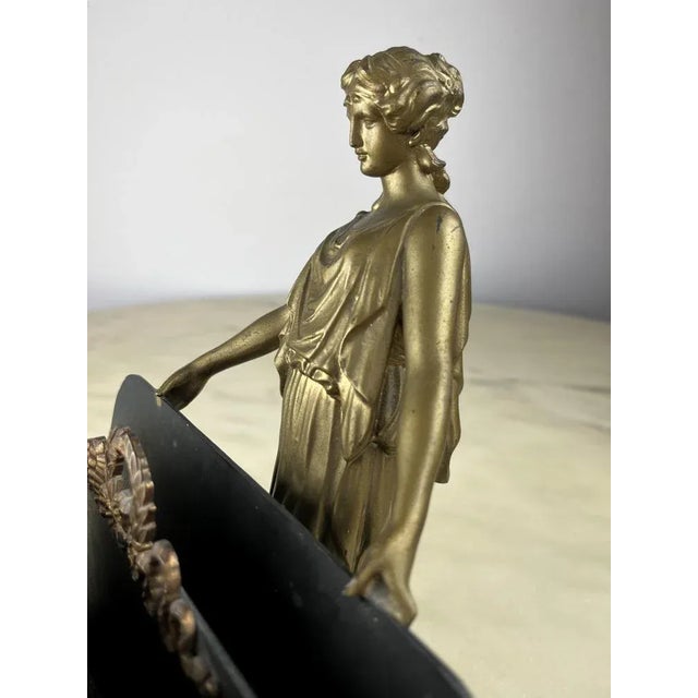 Vintage French Desk Holder, 1940s For Sale - Image 9 of 11