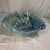 Contemporary Blue and Green Vintage Murano Art Glass Centerpiece Bowl For Sale - Image 3 of 9