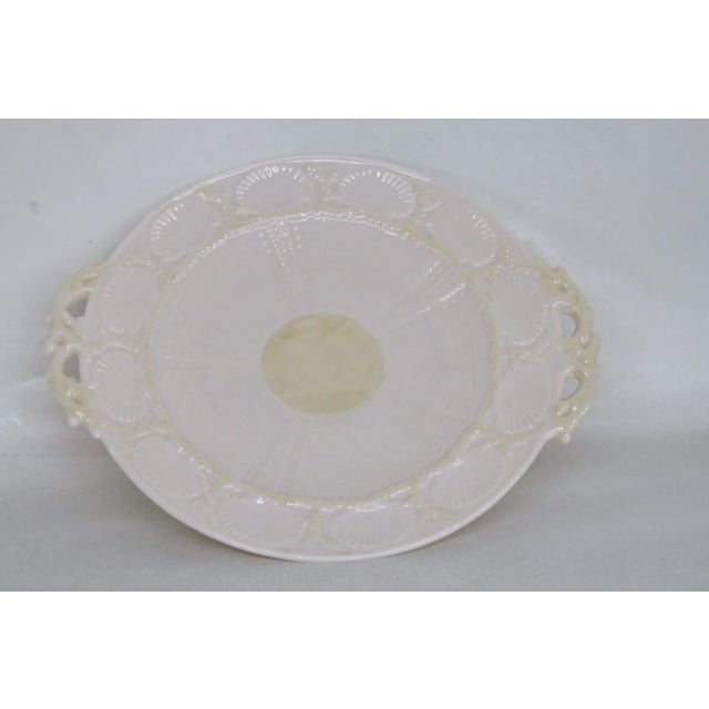 Belleek Shell Tea Ware Cake Plate Irish Porcelain For Sale - Image 12 of 12